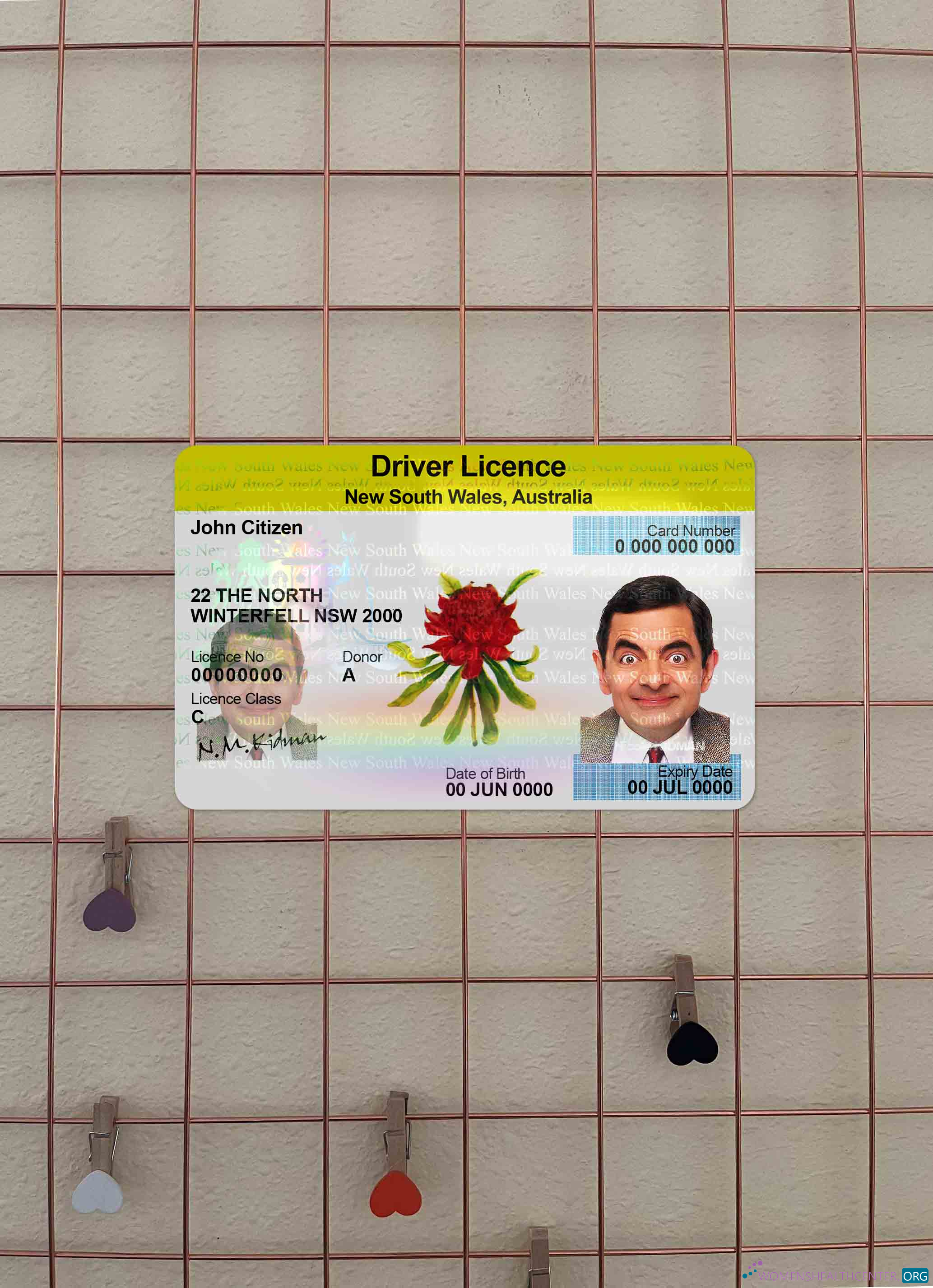 Download Australia New South Wales DL photolook FRONT Photoshop template